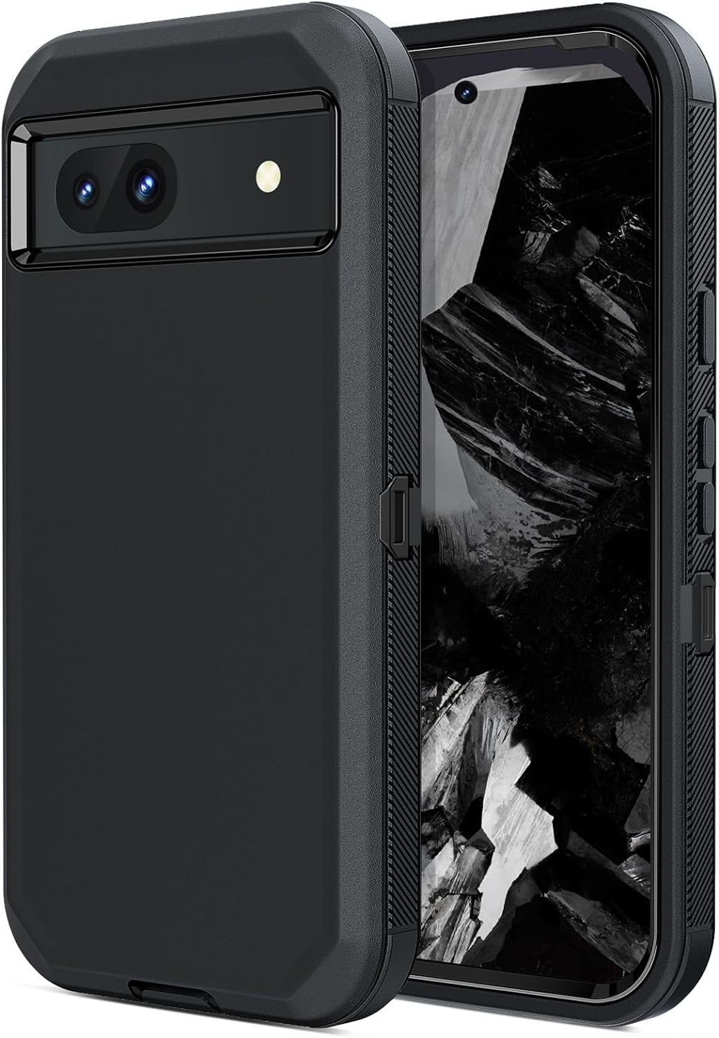 for Google Pixel 8a Case Heavy Duty Port Protection Shockproof Dual ...