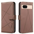 thumbnail image 1 of for Google Pixel 8a Flip Case, RFID Blocking, Card Holder Wallet, Vegan PU Leather, Adjustable Stand Cell Phone Case, for Women & Men, Magnetic Clasp, for Google Pixel 8a, Brown, 1 of 7