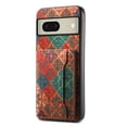 thumbnail image 1 of for Google Pixel 8a Luxury Premium PU Leather + TPU Case with 3 Card Slots, Kickstand Back Case Floral Pattern Skin-Friendly Shock-resistance Cover for Google Pixel 8a, Winter, 1 of 6