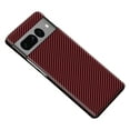 thumbnail image 1 of for Google Pixel 8a Men Women Case, Luxury Thin Carbon Fiber Shockproof Drop Protective Ultra Slim Anti-Scratch Lightweight Phone Case Cover for Google Pixel 8a, Winered, 1 of 6