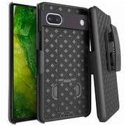 Google Pixel 8a Shell Holster Combo Case - Black 2 Pack