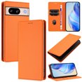 thumbnail image 1 of for Google Pixel 8a Wallet Case with RFID Blocking Card Slots, Fashion PU Leather Flip Kickstand Magnetic Phone Cover Women Men, Support Wireless Charging, Full Body Protection - Orange, 1 of 11