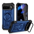 thumbnail image 1 of for Google Pixel 9 / 9 Pro Armor Case with Camera Cover Stand, Shockproof Protection Compatible with MagSafe Rugged Case Cover for Google Pixel 9 / 9 Pro, Support Car Magnetic Holder - Blue, 1 of 8