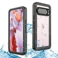 thumbnail image 1 of for Google Pixel 9 / 9 Pro Case, IP68 Waterproof Dustproof, Built-in Screen Protector, Rugged 360 Full Body Shockproof Heavy Duty Protective Cover for Google Pixel 9 / 9 Pro,Black, 1 of 10