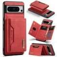 thumbnail image 1 of for Google Pixel 9 / 9 Pro Case ,Magnetic Buckle Leather Detachable Wallet Cover, Removable Card Pocket Back Flip Kickstand Shockproof Business Slim Phone Case For Google Pixel 9 / 9 Pro,
Red, 1 of 10