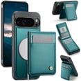 thumbnail image 1 of for Google Pixel 9 / 9 Pro Case with RFID Blocking Card Holder Google Pixel 9 / 9 Pro Case Magsafe Compatible Phone case Kickstand Wallet 2 in 1 Detachable Magnetic Leather Cover, Blue, 1 of 12