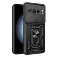 thumbnail image 1 of for Google Pixel 9 / 9 Pro Case, with Ring Kickstand and Camera Protection,Heavy Duty Protective Shockproof Protective Rubber PC Phone Back Cover for Google Pixel 9 / 9 Pro - Black, 1 of 9