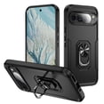 thumbnail image 1 of for Google Pixel 9 / 9 Pro Case, Slim Fit Military Grade Drop Tested Dual Layer Shockproof Case with 360 Ring Holder Kickstand Protective Rugged Car Magnetic Non-Slip Phone Case,Black, 1 of 10