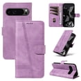 thumbnail image 1 of for Google Pixel 9 / 9 Pro Case Wallet for Men Women, Flip Folio Cover with PU Leather Kickstand Credit Card Slots Magnetic Wrist Strap Kickstand Protective Shockproof Phone Case Cover, Purple, 1 of 7
