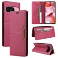 thumbnail image 1 of For Google Pixel 9 / 9 Pro Flip Wallet Case,[RFID Blocking]PU Leather Magnetic Folio Cover,With Card Slots,Flip Folding Kickstand,Shockproof TPU Anti-fall Rugged Phone Case Cover,Red, 1 of 11