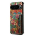 thumbnail image 1 of for Google Pixel 9 / 9 Pro Luxury Premium PU Leather + TPU Case with 3 Card Slots, Kickstand Back Case Floral Pattern Skin-Friendly Shock-resistance Cover for Google Pixel 9 / 9 Pro, Winter, 1 of 6