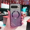 thumbnail image 1 of for Google Pixel 9 / 9 Pro Magnetic Glitter Case Compatible with Mag Safe,Camera Lens Protector Full Protection Elegant Plating Sparkle Anti-Scratch Dust-Proof Bling Cover,Lightpurple, 1 of 8