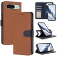 thumbnail image 1 of For Google Pixel 9 / 9 Pro RFID Blocking Protective Purse 2-in-1 Detachable Bicolor Wallet Case Magnetic Flip Cover Multi-Card Slots Pocket With Wrist Strap Phone Case,Brown,For Pixel 9 / 9 Pro, 1 of 7