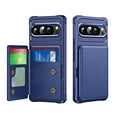 thumbnail image 1 of for Google Pixel 9 / 9 Pro Wallet Case with Stand-4 Card Holder Slot Hidden Bracket Double Magnetic Clasp PU Leather Slim Shockproof Hybrid TPU Frame Phone Cover for Google Pixel 9 / 9 Pro, Darkblue, 1 of 8
