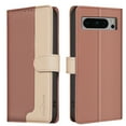 thumbnail image 1 of for Google Pixel 9 / 9 Pro Wallet Flip Case, Luxury Premium PU Leather Card Slots Strong Magnetic Closure Kickstand RFID Blocking Phone Case Cover for Google Pixel 9 / 9 Pro - Brown, 1 of 8