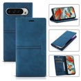 thumbnail image 1 of for Google Pixel 9 / 9 Pro Wallet Flip Case, Premium PU Leather Kickstand Card Slots Classic Business Magnetic Ultra Slim Full Body Protection Women Men Boys Girls for Google Pixel 9 / 9 Pro, Blue, 1 of 10