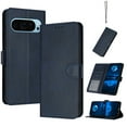 thumbnail image 1 of For Google Pixel 9 / 9 Pro phone Wallet Case, PU Leather Flip Phone Case Wallet Cover with Card Slot Holder Kickstand with Hand Strap for Google Pixel 9 / 9 Pro Shockproof Rugged Phone Case,Darkblue, 1 of 13