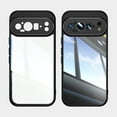 thumbnail image 1 of for Google Pixel 9 Pro Case Clear Slim, [Non Yellowing] TPU Bumper Transparent Back Hard Shell Shockproof Thin for Men Women for Google Pixel 9 Pro, Black, 1 of 5