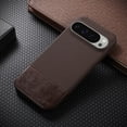 thumbnail image 1 of for Google Pixel 9 / 9 Pro Case, Slim Plain PU Leather Thin Hard PC Bumper Anti-Slip Scratch Resistant Shockproof Military Grade Protective Phone Cover Case for Google Pixel 9 / 9 Pro, Darkbrown, 1 of 9