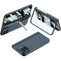 for Google Pixel 9 Pro Fold Case with Hinge Protection & Built-in Screen Protection Hard PC Ultra-Thin Slim Protective Scratch Resistant Non-Slip Shockproof Case, Green