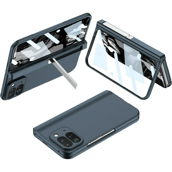 for Google Pixel 9 Pro Fold Case with Hinge Protection & Built-in Screen Protection Hard PC Ultra-Thin Slim Protective Scratch Resistant Non-Slip Shockproof Case, Green