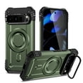thumbnail image 1 of for Google Pixel 9 Pro XL Armor Case with Kickstand, Luxury Military-Grade Protection Heavy Duty Magnetic Phone Case, Compatible with MagSafe Accessories, for Google Pixel 9 Pro XL - Armygreen, 1 of 8