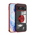 thumbnail image 1 of for Google Pixel 9 Pro XL Case, [360° Ring Stand] Crystal Clear [Electroplated Edge] Silicone Soft TPU [Shockproof Protection] Thin Cover Compatible with Google Pixel 9 Pro XL, Red, 1 of 6