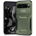 thumbnail image 1 of for Google Pixel 9 Pro XL Case with Built-in Camera Lens Slide Cover, Heavy-Duty Shockproof Rugged Case Heavy Duty Bumper Shockproof Phone Cover for Google Pixel 9 Pro XL,Darkgreen, 1 of 7