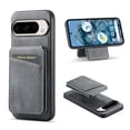 thumbnail image 1 of for Google Pixel 9 Pro XL Case [Compatible with MagSafe] with Removable Card Holder Magsafe case Wallet 2 in 1 Detachable Back Cards Slot Premium PU Leather Magnetic Car Holder Mount case, Gray, 1 of 8