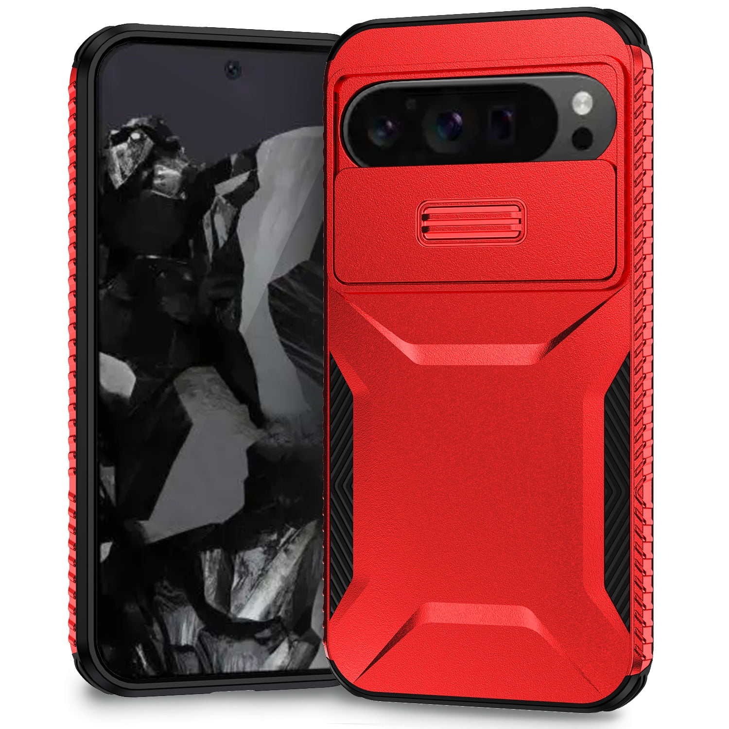 for Google Pixel 9 Pro XL Case Dual Layer Protective Heavy Duty Camera