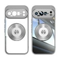 thumbnail image 1 of for Google Pixel 9 Pro XL Magnetic Clear Case Compatible with MagSafe, Drop Protection Ultra Slim Shockproof Anti-Scratch Phone Case with Camera Lens Protector Dust-Proof for Men Women - Gray, 1 of 8