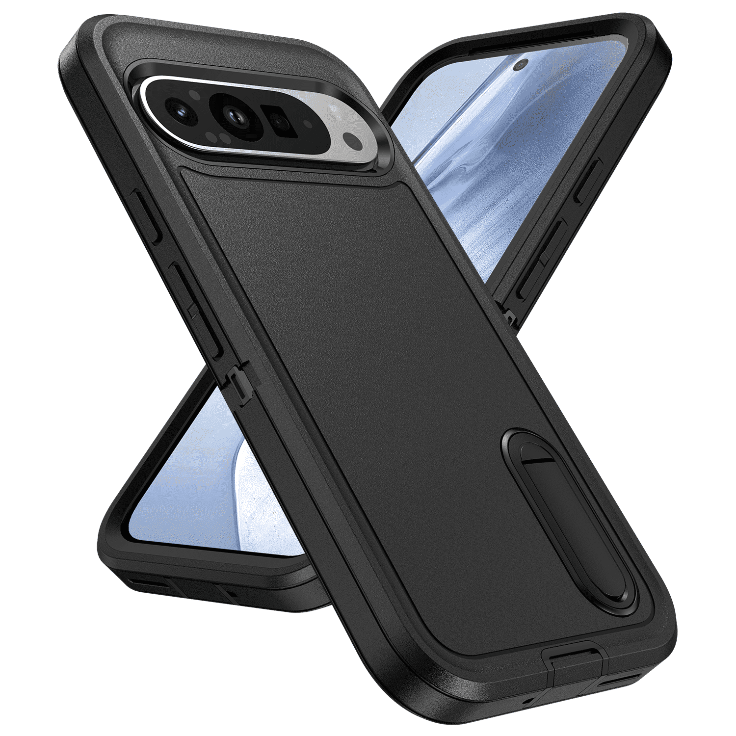For Google Pixel 9 Pro XL Military Grade Dual Layer Shockproof Phone ...