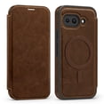 thumbnail image 1 of for Google Pixel 9 Pro XL Wallet Case, Compatible with MagSafe, Support Wireless Charging, Slim Fit Premium PU Leather Flip Folio Cover with Card Slots Case Wallet for Google Pixel 9 Pro XL - Coffee, 1 of 9