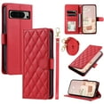 thumbnail image 1 of for Google Pixel 9 Pro XL Wallet Case, Elegant PU Leather Shoulder Strap & Wrist Strap Kickstand Card Slots Magnetic Closure Full Body Protection Phone Case for Google Pixel 9 Pro XL, Red, 1 of 7