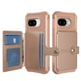 thumbnail image 1 of for Google Pixel 9A Case with Credit Card Holder, Magnetic Back Flip Case PU Leather Wallet Cover for Women Men, All-Round Shockproof Rugged Protective Phone Case for Google Pixel 9A, Rosegold, 1 of 7