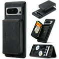 thumbnail image 1 of For Google Pixel 9A Case, Detachable 2 in 1 PU Leather Zipper Wallet Case for Women Men with RFID Blocking Removable Card Holder Slot Magnetic Closure Shockproof Protective Phone Cover,Black, 1 of 7