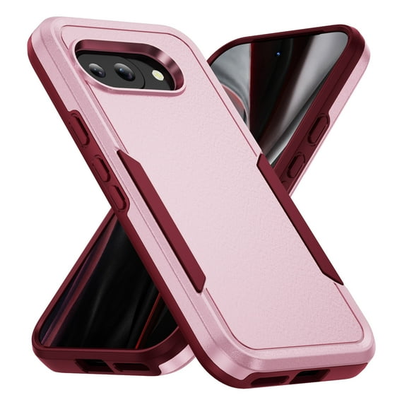 For Google Pixel 9A Case, Google Pixel 9A Case Dual Layer Hard PC Soft TPU Bumper Full Body Shockproof Strong and Durable Phone Case for Google Pixel 9A,Dropproof,Dust-Proof,B
