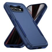 For Google Pixel 9A Case, Google Pixel 9A Case Dual Layer Hard PC Soft TPU Bumper Full Body Shockproof Strong and Durable Phone Case for Google Pixel 9A,Dropproof,Dust-Proof,E