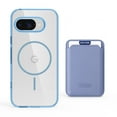 thumbnail image 1 of For Google Pixel 9A Magnetic 2-in-1 Phone Case,with Magnetic Detachable Card Holder,Credit Card Slot,Compatible with Mag-Safe,Transparent Back,Shockproof Rugged Wallet Phone Case,Blue, 1 of 7