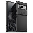 thumbnail image 1 of for Google Pixel 9A Phone Case: Shockproof Protective Rugged Phone Cover with Camera Lens Slide | Drop Proof Military-Grade Protection TPU Hybrid Bumper Cases for Google Pixel 9A,Black, 1 of 9