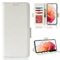 thumbnail image 1 of for Google Pixel 9a Case, Classic Design PU Leather Wallet Magnetic Closure Flip Case with Kickstand Card Holder Slot Shockproof Protective Cover for Google Pixel 9a - White, 1 of 7