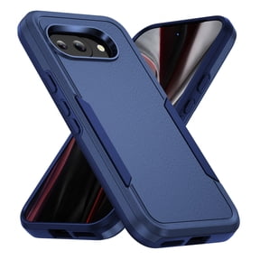 for Google Pixel 9a Case, Dual Layers Shell Hard PC + Soft TPU Back Shell Heavy Duty Military Drop Protection Rugged Shockproof Hybrid Case for Google Pixel 9a, Blue