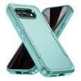 thumbnail image 1 of for Google Pixel 9a Case, Dual Layers Shell Hard PC + Soft TPU Back Shell Heavy Duty Military Drop Protection Rugged Shockproof Hybrid Case for Google Pixel 9a, Green, 1 of 7