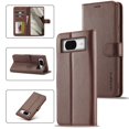 thumbnail image 1 of for Google Pixel 9a Flip Wallet Case, Classic Card Slots Kickstand Strong Magnetic Premium PU Leather Drop Protective Shockproof Phone Case for Google Pixel 9a, Brown, 1 of 8