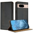 thumbnail image 1 of for Google Pixel 9a Slim Case with Card Holder, Premium PU Leather Wallet Case with Flip Card Slots Kickstand & Magnetic Closure for Google Pixel 9a, Black, 1 of 6