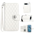 thumbnail image 1 of for Google Pixel 9a Wallet Case, Elegant Card Holder Cash Slot PU Leather Kickstand Wrist Strap Shockproof Protective Flip Women Girls Case Cover for Google Pixel 9a, White, 1 of 7
