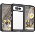 thumbnail image 1 of for Google Pixel Fold Clear Case, Transparent Pixel Fold Back Cover TPU + PC Shockproof Drop Protection Slim Phone Case for Google Pixel Fold 2023 - Black, 1 of 14