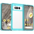 thumbnail image 1 of for Google Pixel Fold Clear Case, Transparent Pixel Fold Back Cover TPU + PC Shockproof Drop Protection Slim Phone Case for Google Pixel Fold 2023 - Blue, 1 of 14