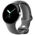 thumbnail image 1 of Google Pixel Watch (1st Gen) GWT9R (LTE + Wi-Fi) Silver Case/Charcoal Band 41mm, 1 of 6