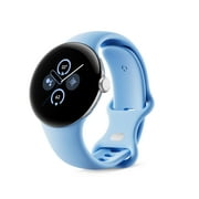 Google Pixel Watch 2 with the Best of Fitbit and Google - Heart Rate Tracking, Stress Management, Safety Features - Android Smartwatch - Polished Silver Aluminu
